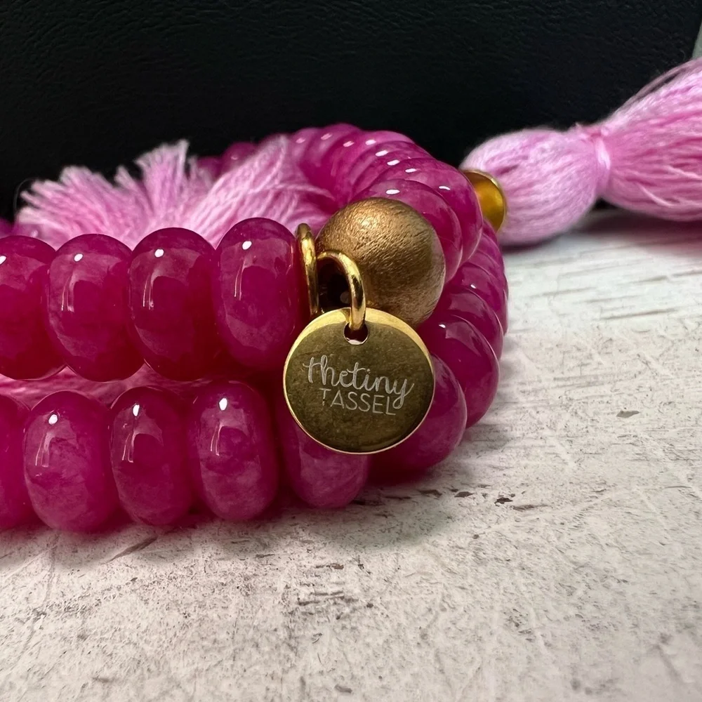 The Tiny Tassel Bracelets Set of 2 D13